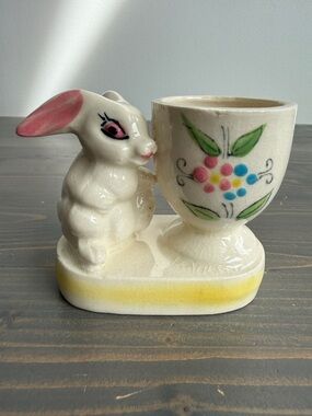Vintage porcelain egg cup